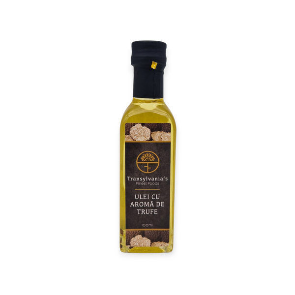 Ulei de floarea soarelui, obținut prin presare la rece , cu trufe , Transylvania's Finest Food`s, 100ml