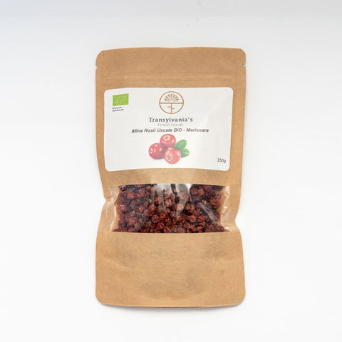 Getrocknete Blaubeeren Bio-Cranberries 250g Transylvania's Finest Foods