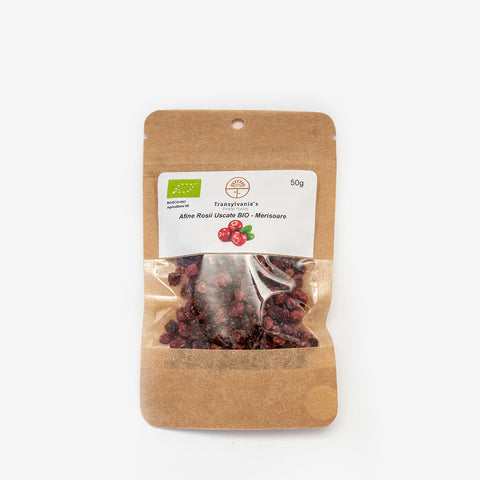 Blueberries Organic Dried Tomatoes 50g Cranberries Transylvania's Finest Foods