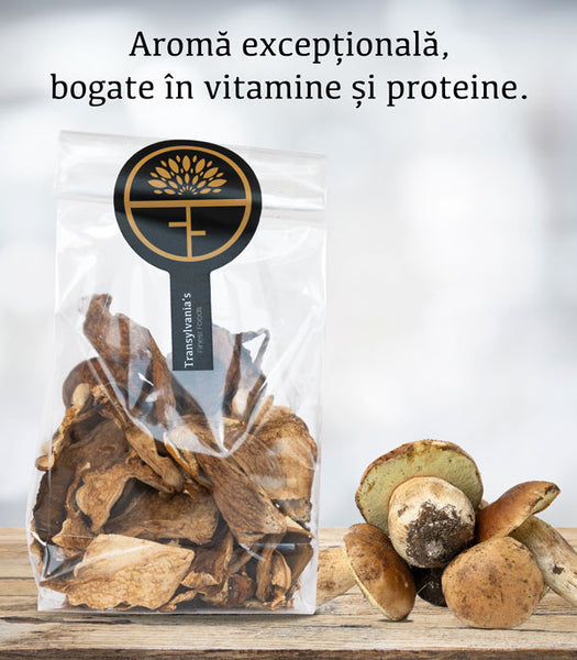 Hribi uscati, 50g, Transylvania's Finest Foods