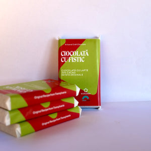 Ciocolată cu fistic (lapte 33% cacao)- 70g