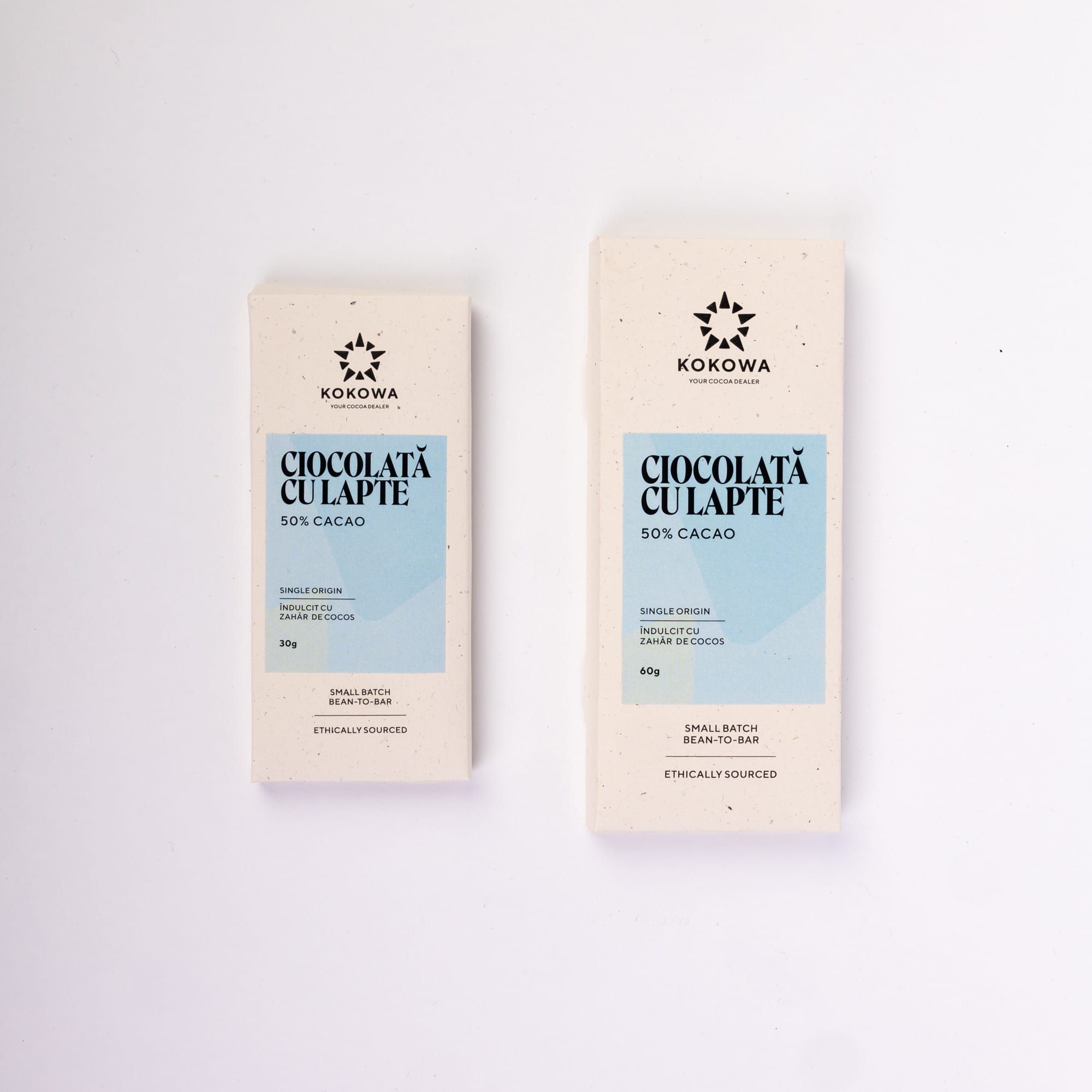 Ciocolată bean to bar cu lapte 50% cacao 30g