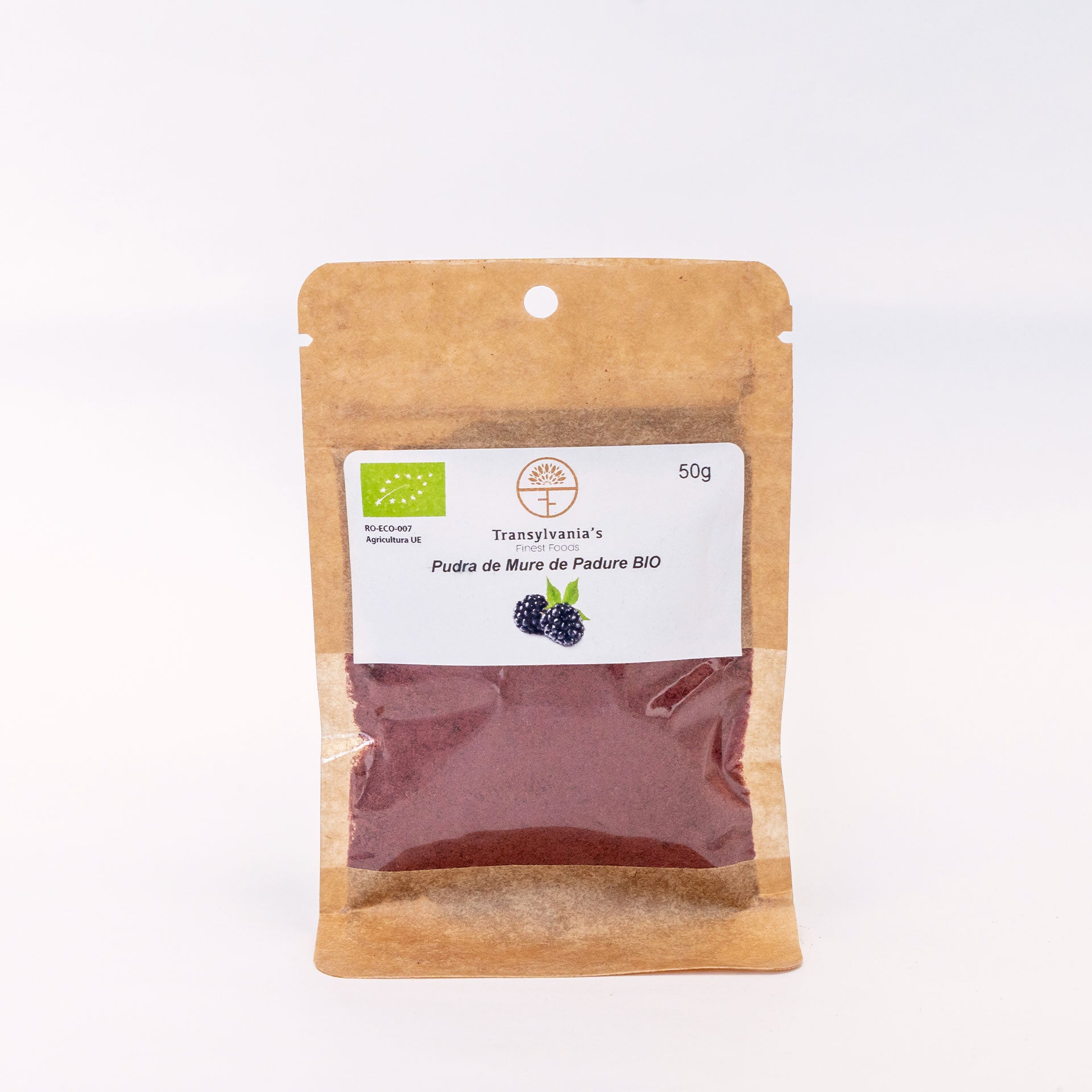 Organic Blackberry Powder 50g Transylvania's Finest Foods