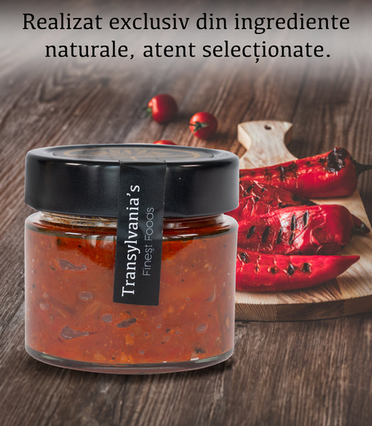 Salsa de ardei copti cu trufe de vara , 160g, Transylvania's Finest Foods