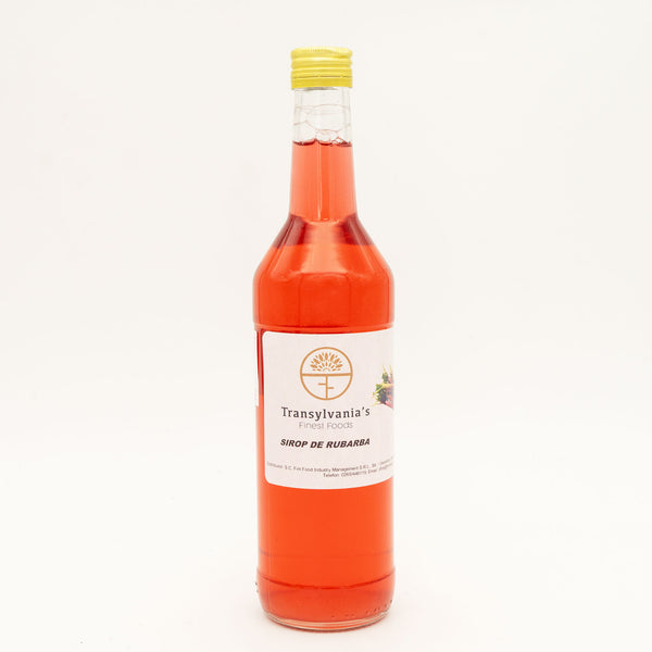 Rhubarb Syrup 500ml Transylvania's Finest Foods