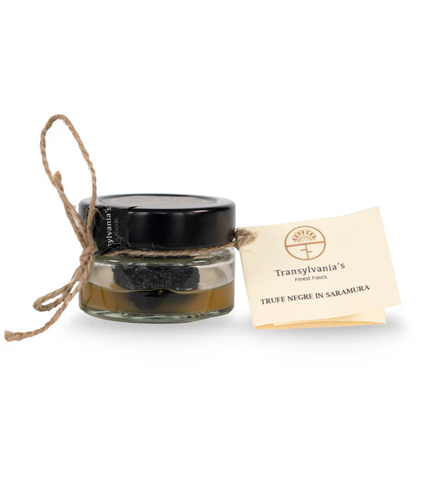 Trufe negre in saramura, 34g, Transylvania's Finest Foods produs cu termen scazut