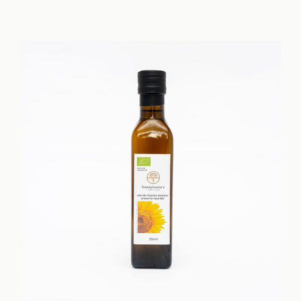 Sunflower oil cold pressed BIO 250ml Transylvania's Finest Foods