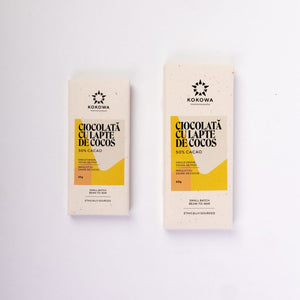 Ciocolata bean to bar cu lapte de cocos 50% cacao (Vegan), 60g