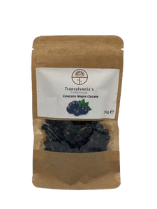 Coacaze negre uscate, 50g, Transylvania's Finest Foods