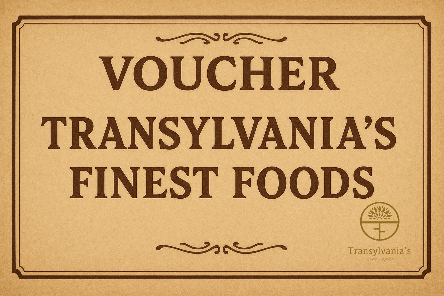 Voucher cadou Transylvania's Finest Foods