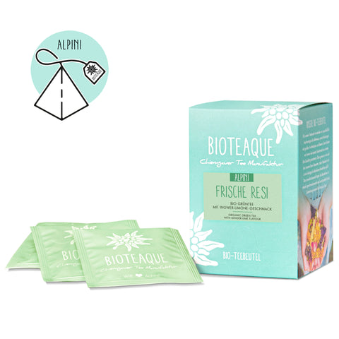 Green tea, fresh Resi, Bioteaque, 15 tea bags