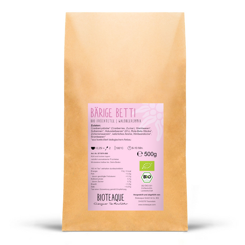 Fruit tea, barige Betti, Bioteaque, 500g