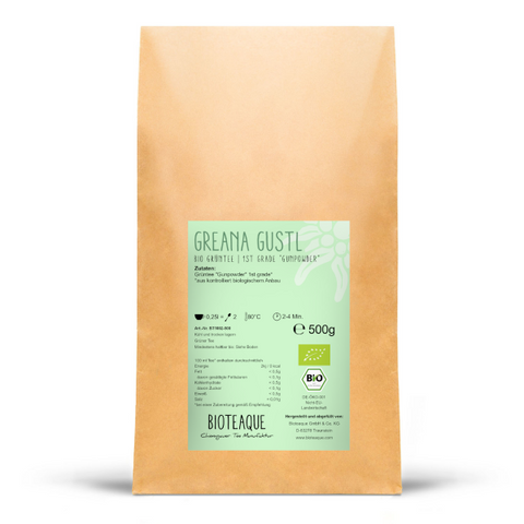 Ceai verde, greana Gustl, Bioteaque, 500g