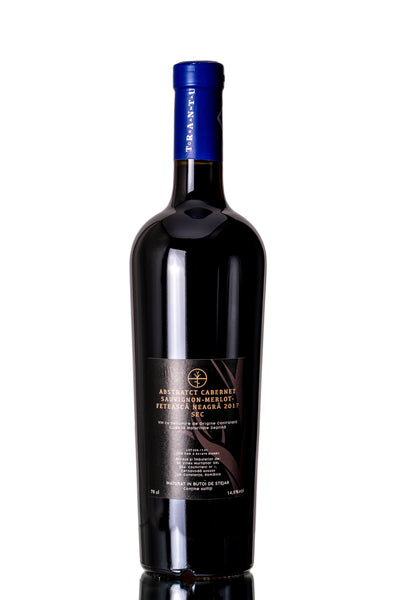 Cabernet Sauvignon-Merlot-Feteasca Neagra Wine, Abstract, Le Baron Transylvanian Vineyards, 2017, trockener Rotwein, 14,5 %, 0,75 l